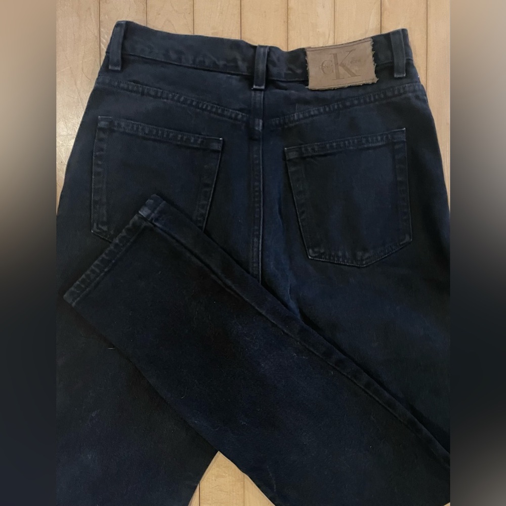 Vintage Calvin Klein Black High Waisted Jeans
